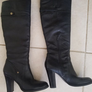 Nine West Miley Black Leather Boots